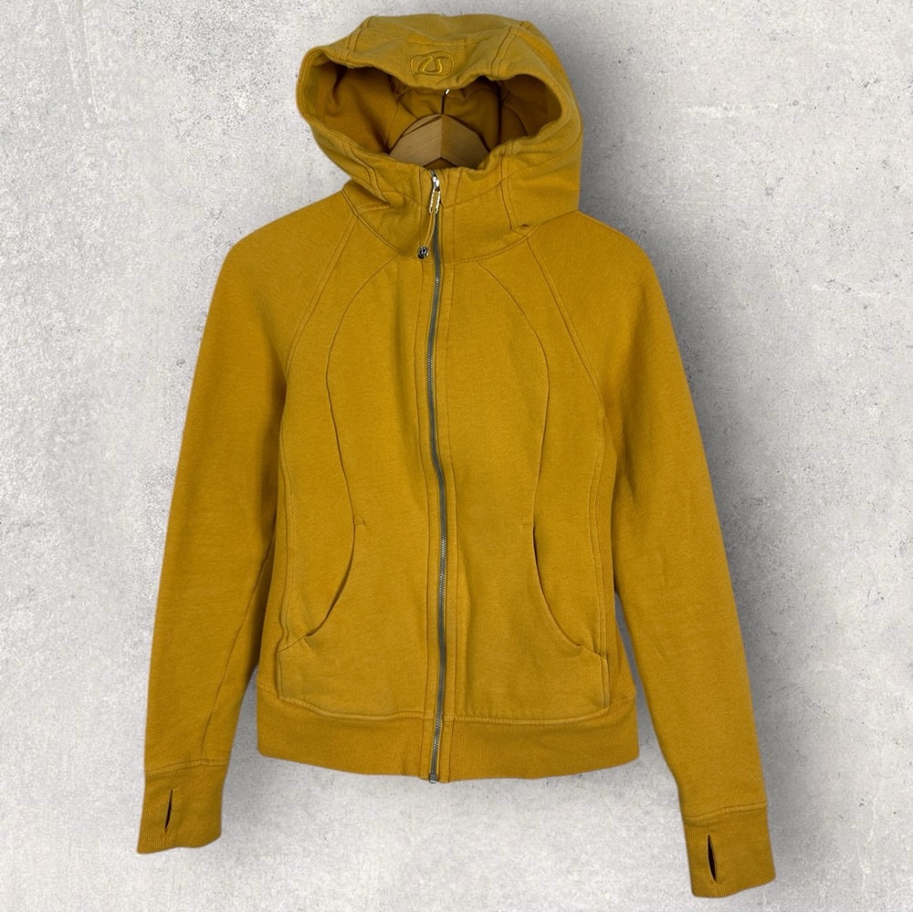Lululemon Scuba Hoodie Light Cotton Fleece Womens Size 6 Full Zip W4AWNS Jacket